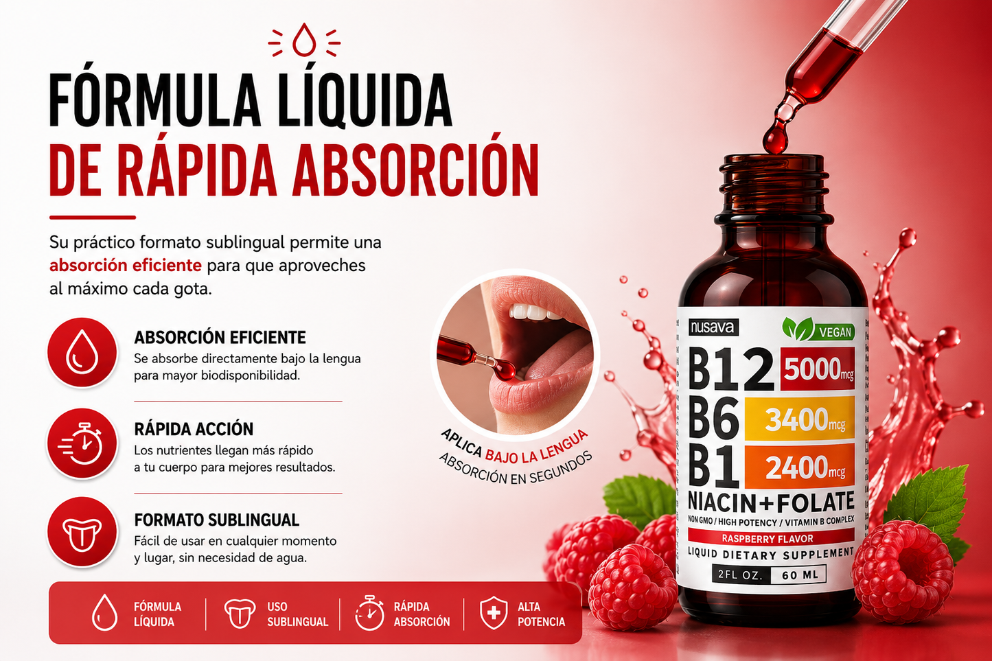 ⚡ VITAMINA B12 NUSAVA CAJA X2